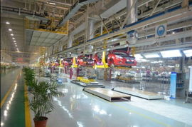 學習與實踐的交匯 MBA1101班移動課堂探訪江汽乘用車二廠技術開發